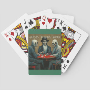 Geister spielen Pokerkarten