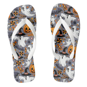 Geister Spooky und gruselige Niedliche Monster Flip Flops