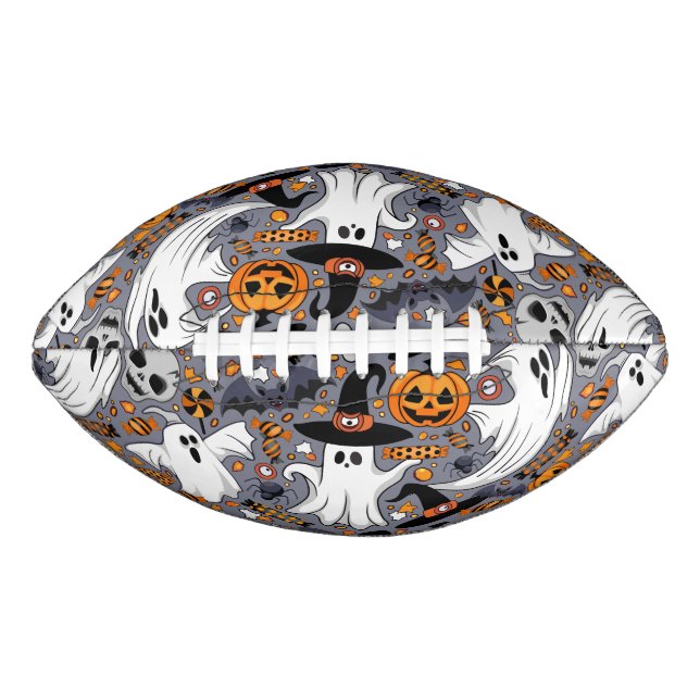 Geister Spooky und gruselige Niedliche Monster Football (Vorderseite)