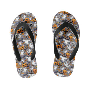 Geister Spooky und gruselige Niedliche Monster Kinderbadesandalen