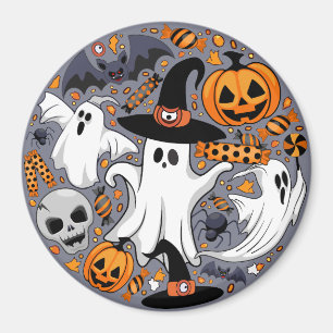 Geister Spooky und gruselige Niedliche Monster Magnet