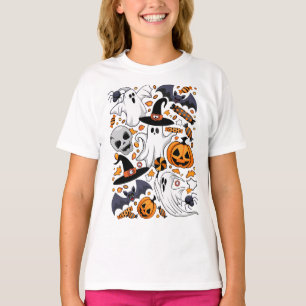 Geister Spooky und gruselige Niedliche Monster T-Shirt