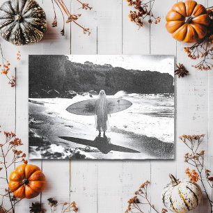 Geister-Surfer Vintage-spukige Strand-Horror Postkarte