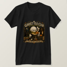 Geister-Teeklub Bibliophiler Halloween Retro T-Shirt