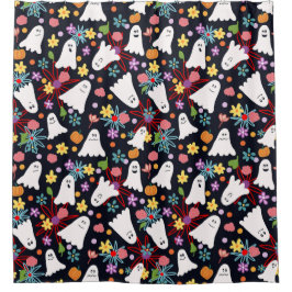 Geister und Blume Duschvorhang