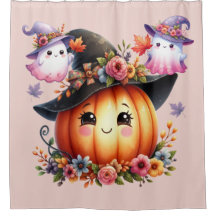 Geister- und Kürbis-Halloween-Design
