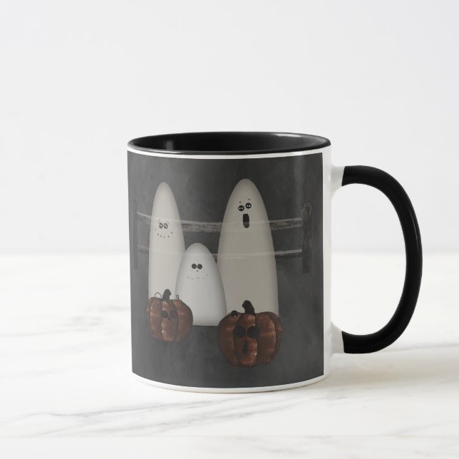 Geister und Pumpkins-Tasse Tasse (Rechts)
