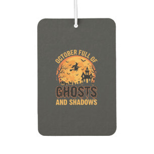 Geister und Schatten Halloween Mond Design Autolufterfrischer