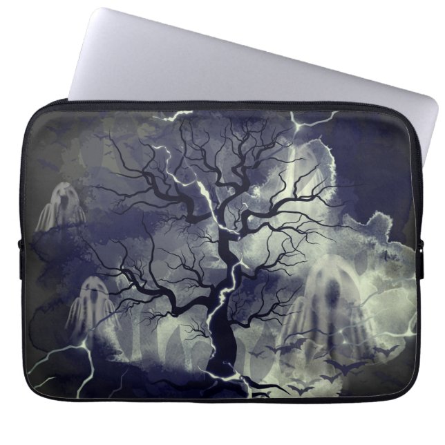Geisterbaum Laptopschutzhülle (Vorderseite)