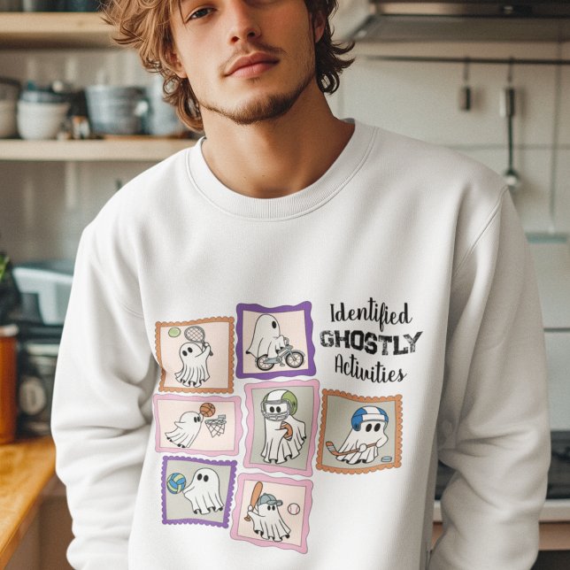 Geisterbezogene Tätigkeiten - Körperaktive Geister Sweatshirt (This item is for display purposes only to illustrate the design element. )