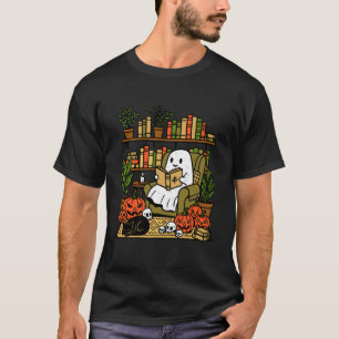 Geisterbibliothek Lesebücher Halloween Bibliotheka T-Shirt