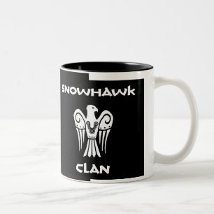 Geisterbild-Tasse Snowhawk Clans Zweifarbige Tasse