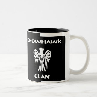 Geisterbild-Tasse Snowhawk Clans Zweifarbige Tasse