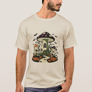 Geisterdorf der Pilze Halloween T-Shirt