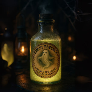 Geisteressenz - Halloween Apotheke Etikett