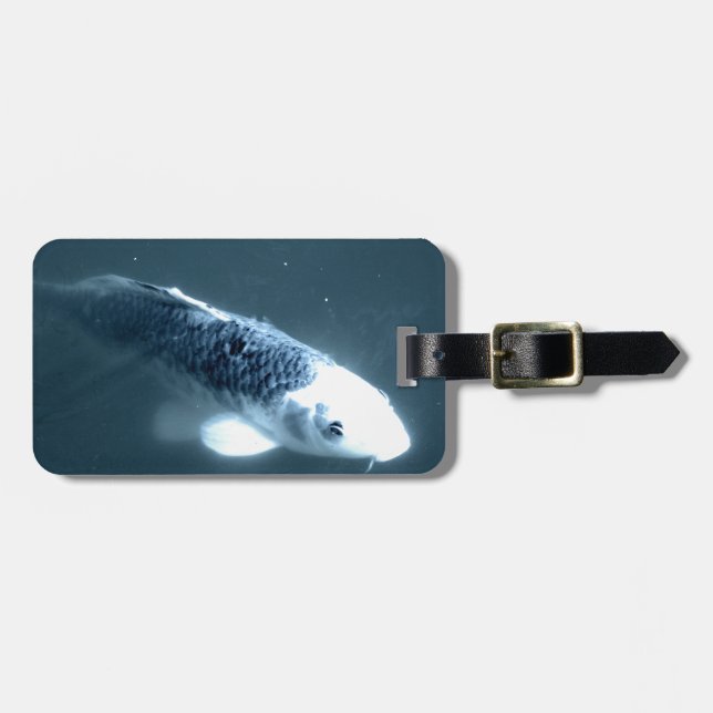 ‚Geisterfisch‘ Gepäckanhänger (Vorderseite horizontal)