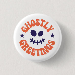 Geistergrüße, Halloween Button