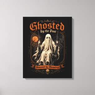 Geisterhafte Geisterschwinge Gothic Halloween-Wand Leinwanddruck
