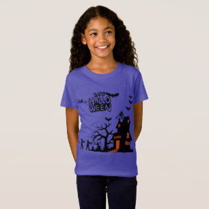 Geisterhafte Laternenparade lila T-Shirt