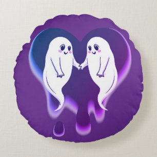 Geisterhafte Liebe  Rundes Kissen