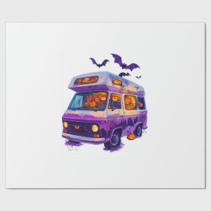 Geisterhafter Camper Van Geschenkpapier