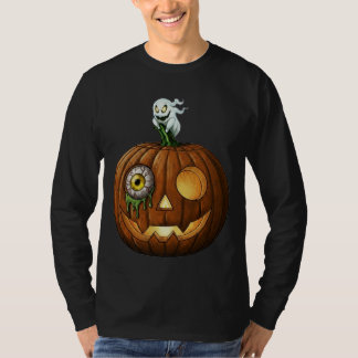 Geisterhafter Geist & triefender Augapfel-Jack-O-L T-Shirt