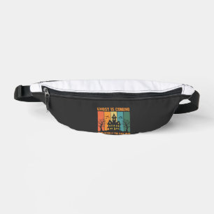 Geisterhaus Halloween Vektordesign Bauchtasche