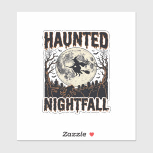 Geisterhemd Nacht Vintage Gravur Halloween De Aufkleber