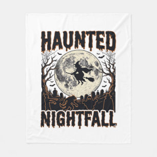 Geisterhemd Nacht Vintage Gravur Halloween De Fleecedecke