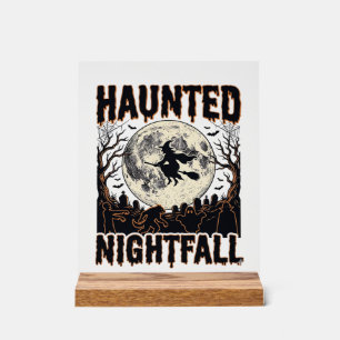 Geisterhemd Vintage Gravur Halloween De Acrylschild