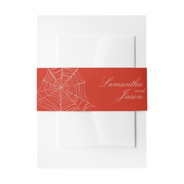 Geisterhochzeit Liebe Einladungsbanderole (Vorderseite Beispiel)