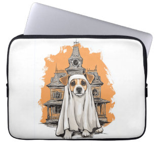 Geisterhund � Spuk-Hundekostüm Laptopschutzhülle