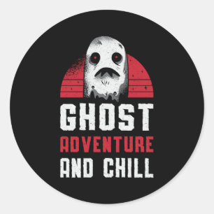 Geisterjagd Ghost Adventure und Chill Hunter Runder Aufkleber