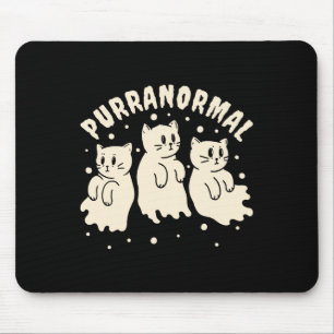 Geisterjagd Katze Paranormaler Ermittler Ghost Re Mousepad