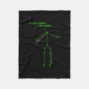 Geisterjagd SLS Kamera Stick Man Novelty Spooky Fleecedecke