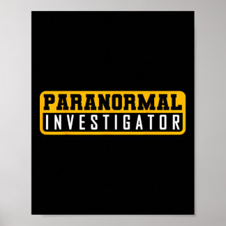Geisterjagdparanormaler Ermittler Poster