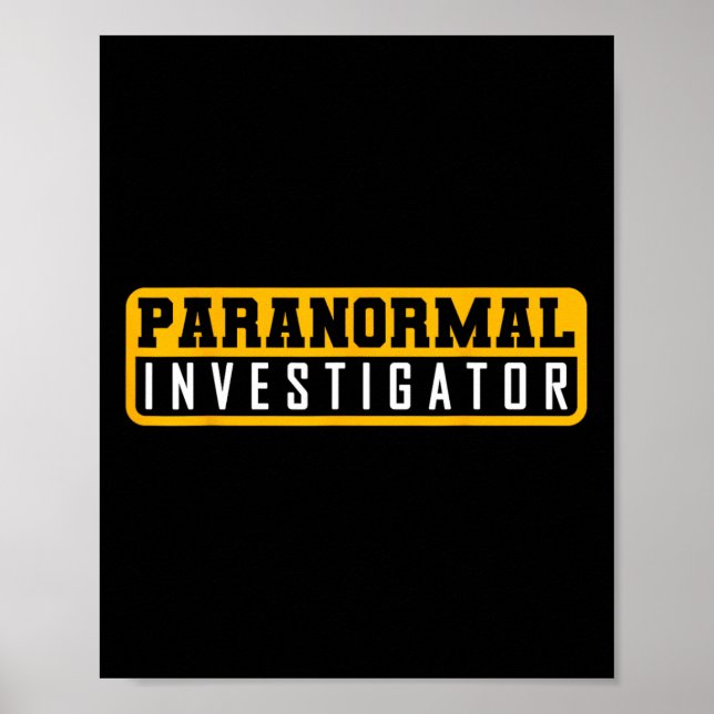 Geisterjagdparanormaler Ermittler Poster (Vorne)