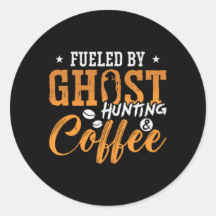 Geisterjäger durch die Geisterjagd auf Kaffee Runder Aufkleber