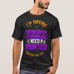 Geisterjäger Paranormal JagdHalloween Geist H T-Shirt