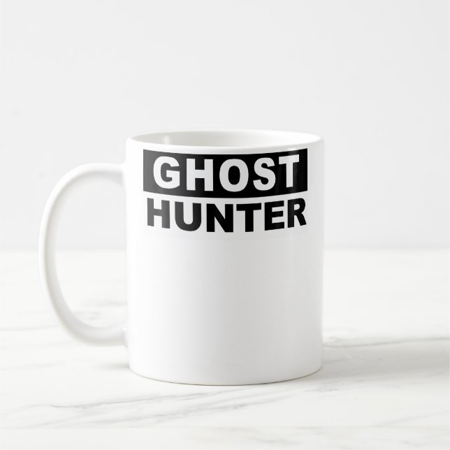 Geisterjäger-Shirt Kaffeetasse (Links)