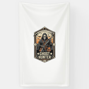 Geisterjäger-Shirt Vintage-Sensenmann Halloween-De Banner