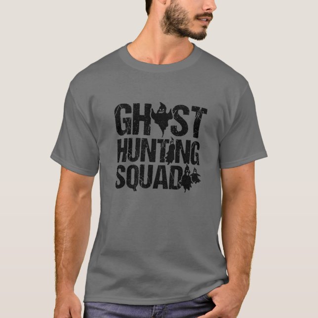 Geisterjägerplatz Paranormal Investigator Ghost T-Shirt (Vorderseite)