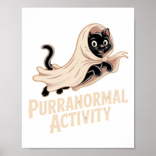 Geisterkatze Classic T-Shirt Poster