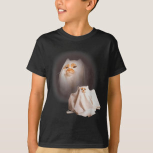 Geisterkatze Geisterkätzchen Lustige Katzen Meme H T-Shirt