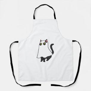 Geisterkatze Klassisches T-Shirt_2 Schürze