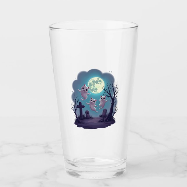 Geisterkatzenparade Glas (Vorderseite)