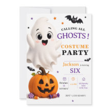Geisterkostüm-Party - Süße Halloween-Geburtstagsfe