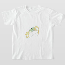 Geisterkrabbe in Gelb bis leicht grün T-Shirt