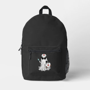 Geisterkrankenschwester Halloween Bedruckter Rucksack