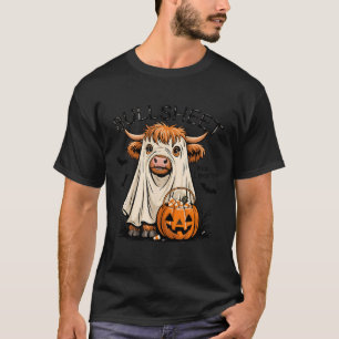 Geisterkuh Lustiges Halloween Gruseliges Muh Tier T-Shirt
